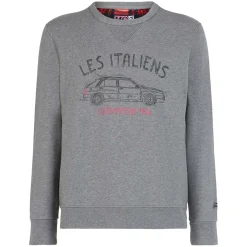 Baumwoll-Sweatshirt mit Les Italiens-Aufdruck