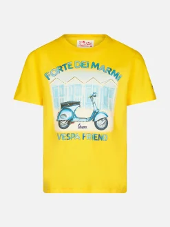 Baumwoll-T-Shirt für Jungen mit Forte dei Marmi Vespa-Aufdruck | VESPA® SONDEREDITION