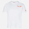 Baumwoll-T-Shirt für Jungen mit „I'm cool“-Stickerei vorne und Snoopy auf der Rückseite | PEANUTS™ SONDEREDITION