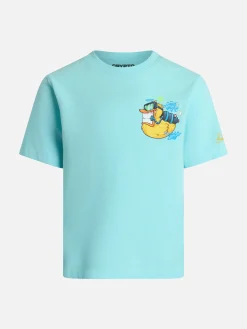 Baumwoll-T-Shirt für Jungen mit Kryptopuppen-Enten-Aufdruck | CRYPTOPUPPET-SONDERAUSGABE