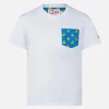 Baumwoll-T-Shirt für Jungen mit bedruckter Tasche