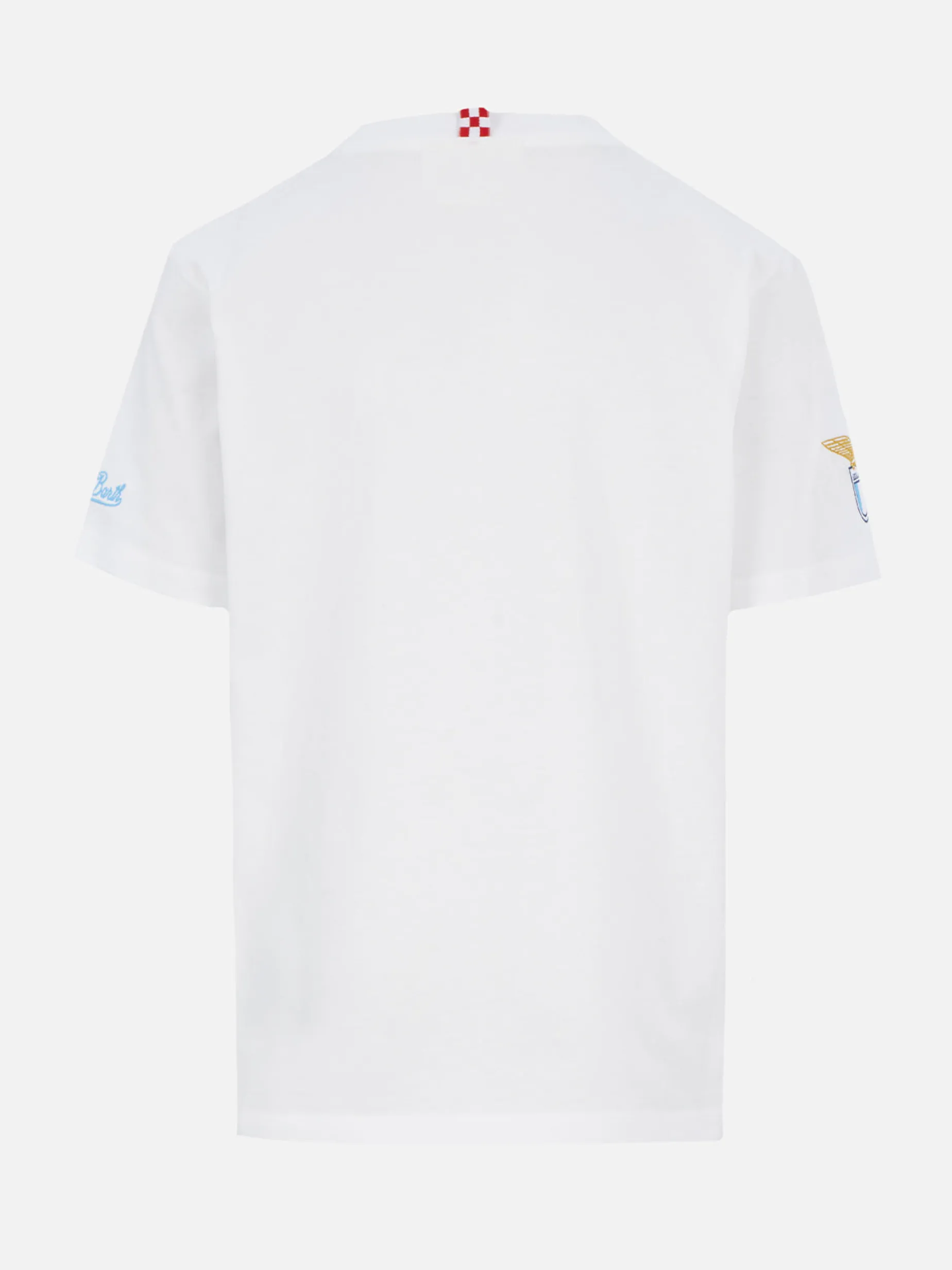 Baumwoll-T-Shirt für Jungen mit Di Padre in Figlio-Stickerei | SS LAZIO SONDEREDITION