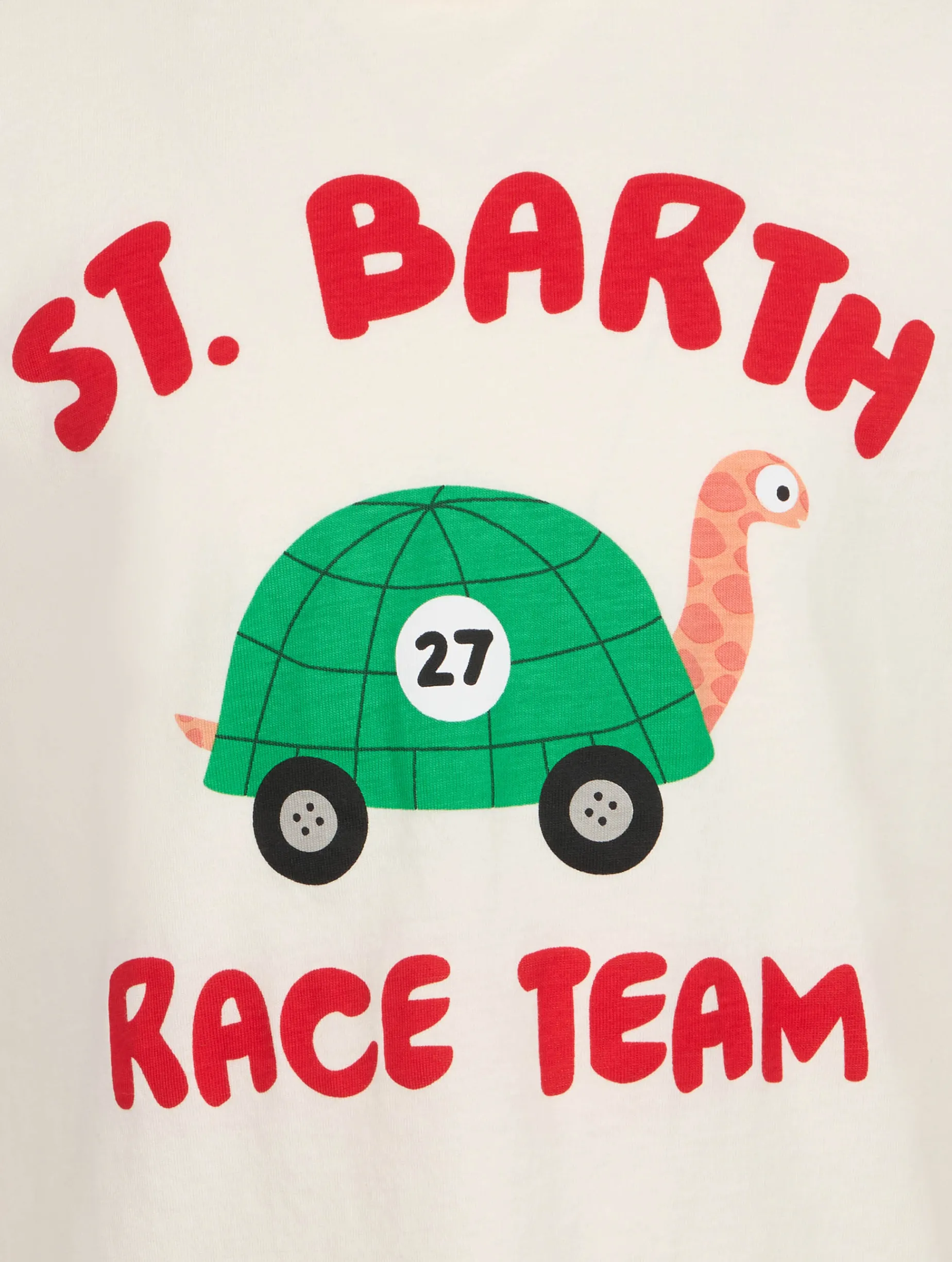 Baumwoll-T-Shirt für Jungen mit Aufdruck des St. Barth-Rennteams