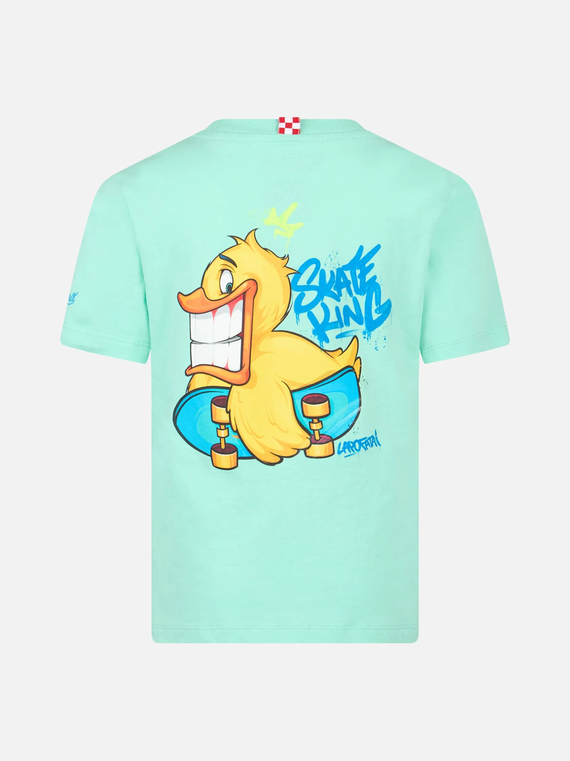 Baumwoll-T-Shirt für Jungen mit Kryptopuppen-Enten-Aufdruck | CRYPTOPUPPET-SONDERAUSGABE