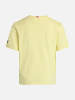 Baumwoll-T-Shirt für Jungen mit Snoopy-Aufdruck und St. Barth Boat Show-Stickerei | SNOOPY PEANUTS SONDEREDITION