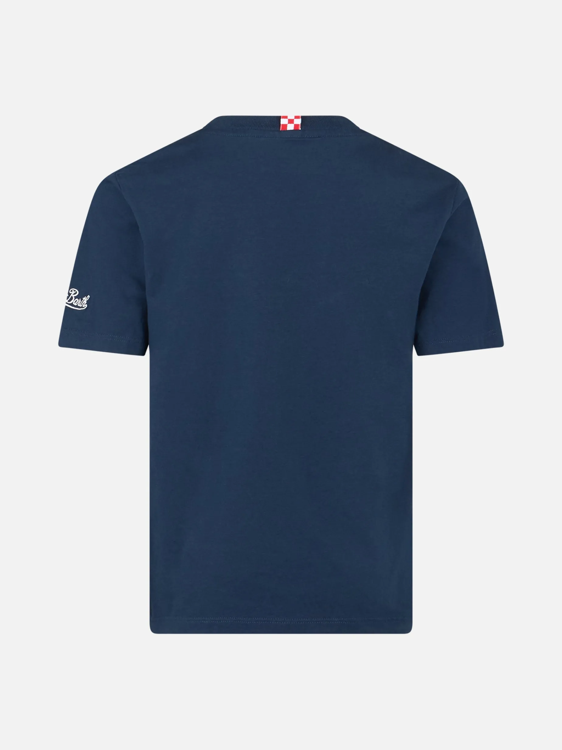Baumwoll-T-Shirt für Jungen mit Vespa-Aufdruck und Special Summer-Stickerei | VESPA-SONDEREDITION