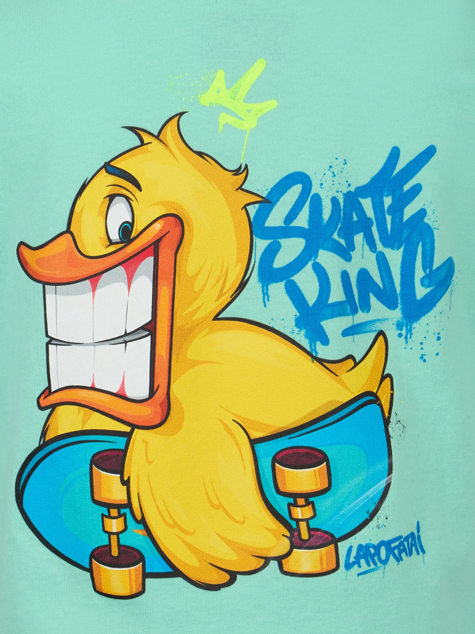 Baumwoll-T-Shirt für Jungen mit Kryptopuppen-Enten-Aufdruck | CRYPTOPUPPET-SONDERAUSGABE