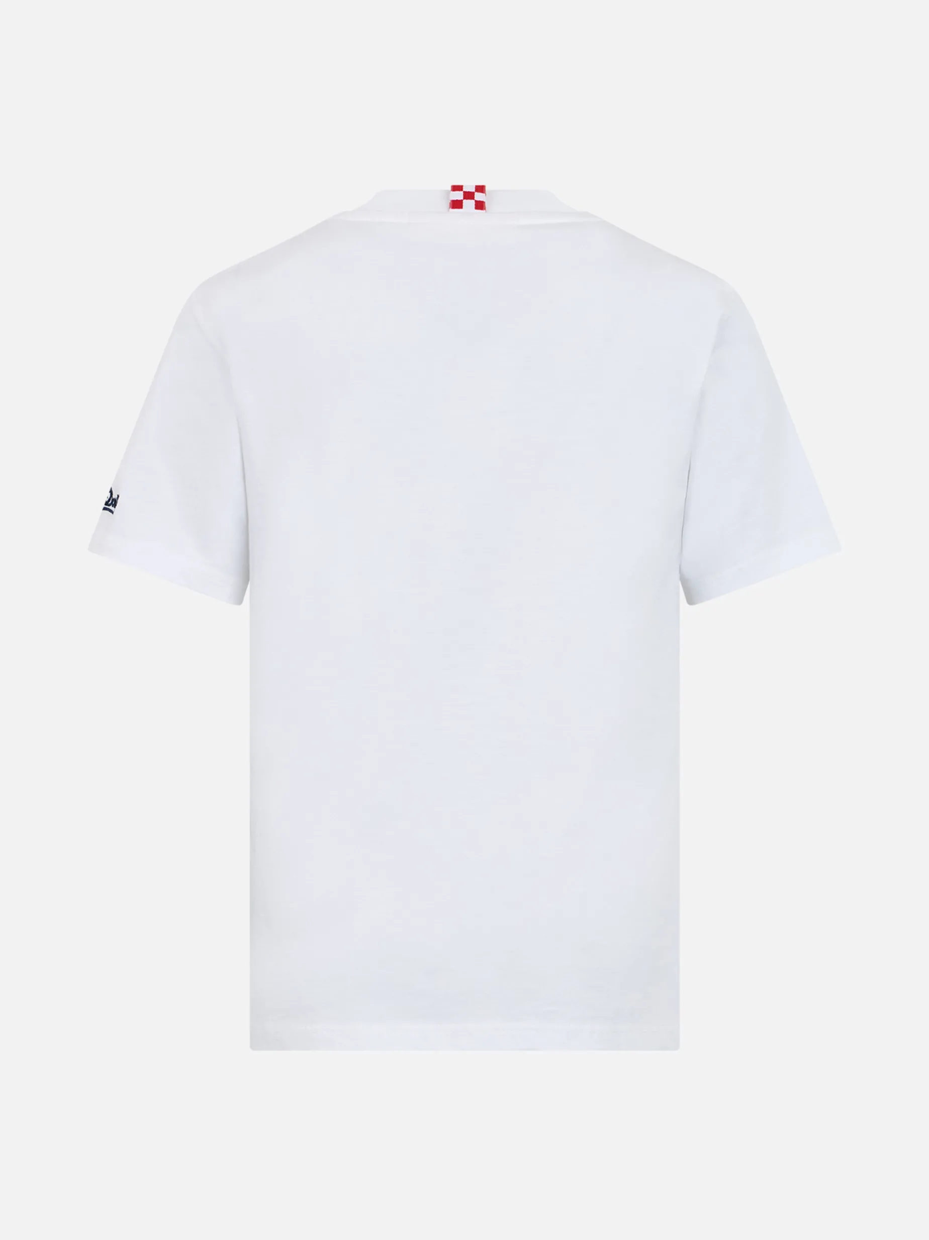 Baumwoll-T-Shirt für Jungen mit „King of the Beach“-Haifisch-Aufdruck