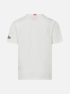 Baumwoll-T-Shirt für Jungen mit Motorradaufdruck
