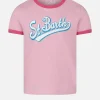 Baumwoll-T-Shirt für Mädchen mit St. Barth-Aufdruck