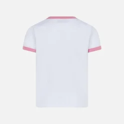 Baumwoll-T-Shirt für Mädchen mit groovigem St. Barth-Print