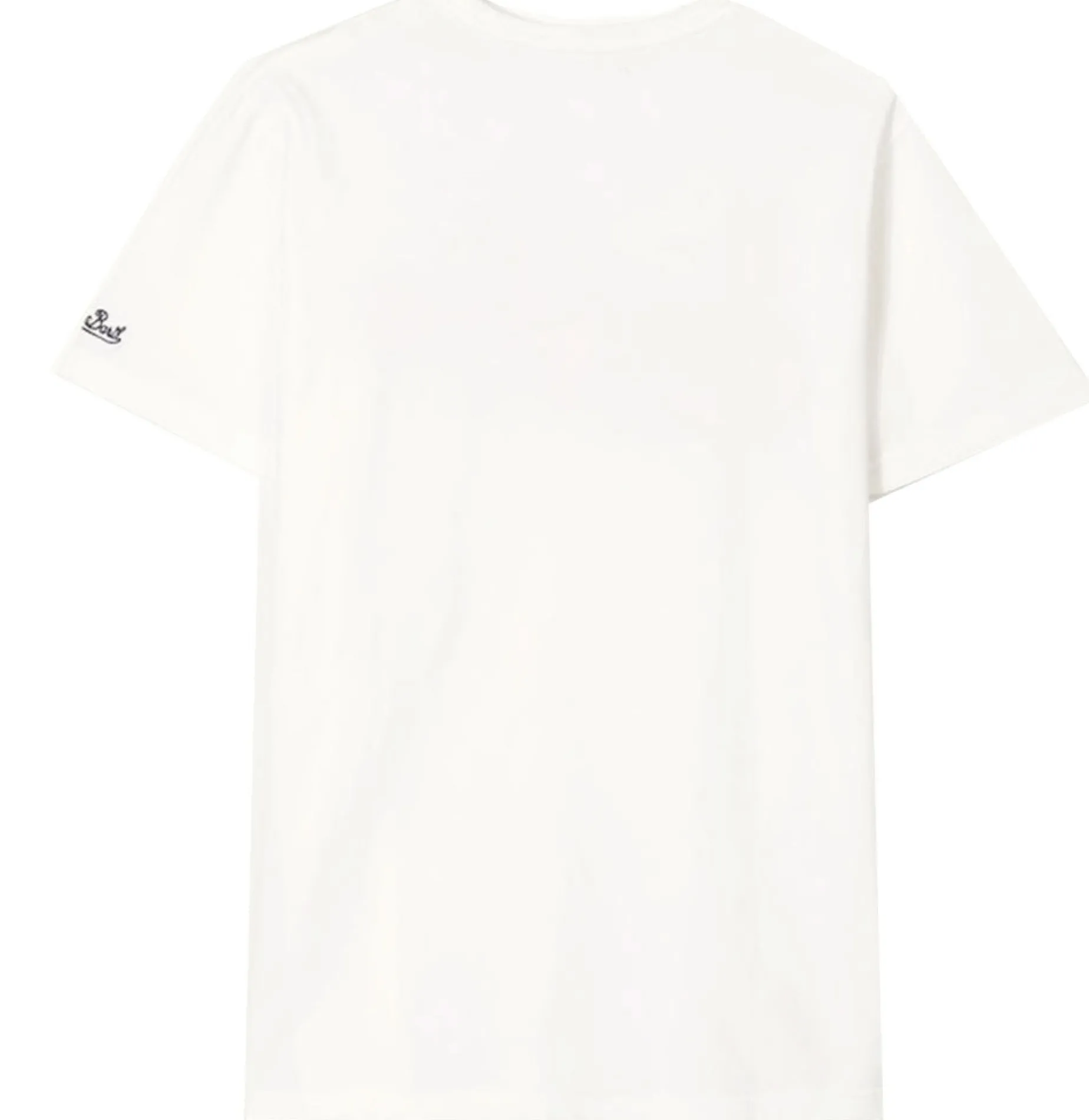 Baumwoll-T-Shirt „Les Italiens Courmayeur 1986“.