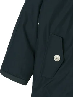 Blaue Parkajacke mit Kapuze für Jungen