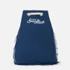 Blauer Leinenrucksack „Boot“