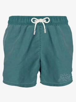 Blaugrüne Badeshorts für Herren