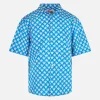 Blue Boy Musselin-Baumwollhemd Sharouk mit Seestern-Print