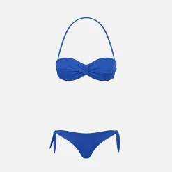 Bluette drapierter Bandeau-Bikini