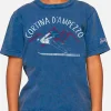 Bluette-Baumwoll-T-Shirt Cortina d'Ampezzo