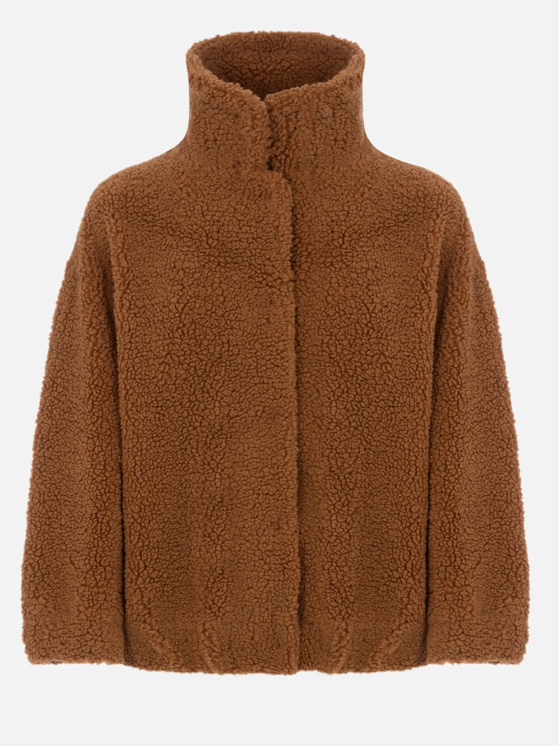 Bomberjacke Abel für Damen mit Shearling-Effekt, Kragen und Saint Barth-Herzprint