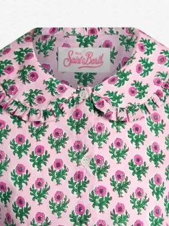 Boxy-Shirt Violan Jr für Mädchen mit Blumenprint
