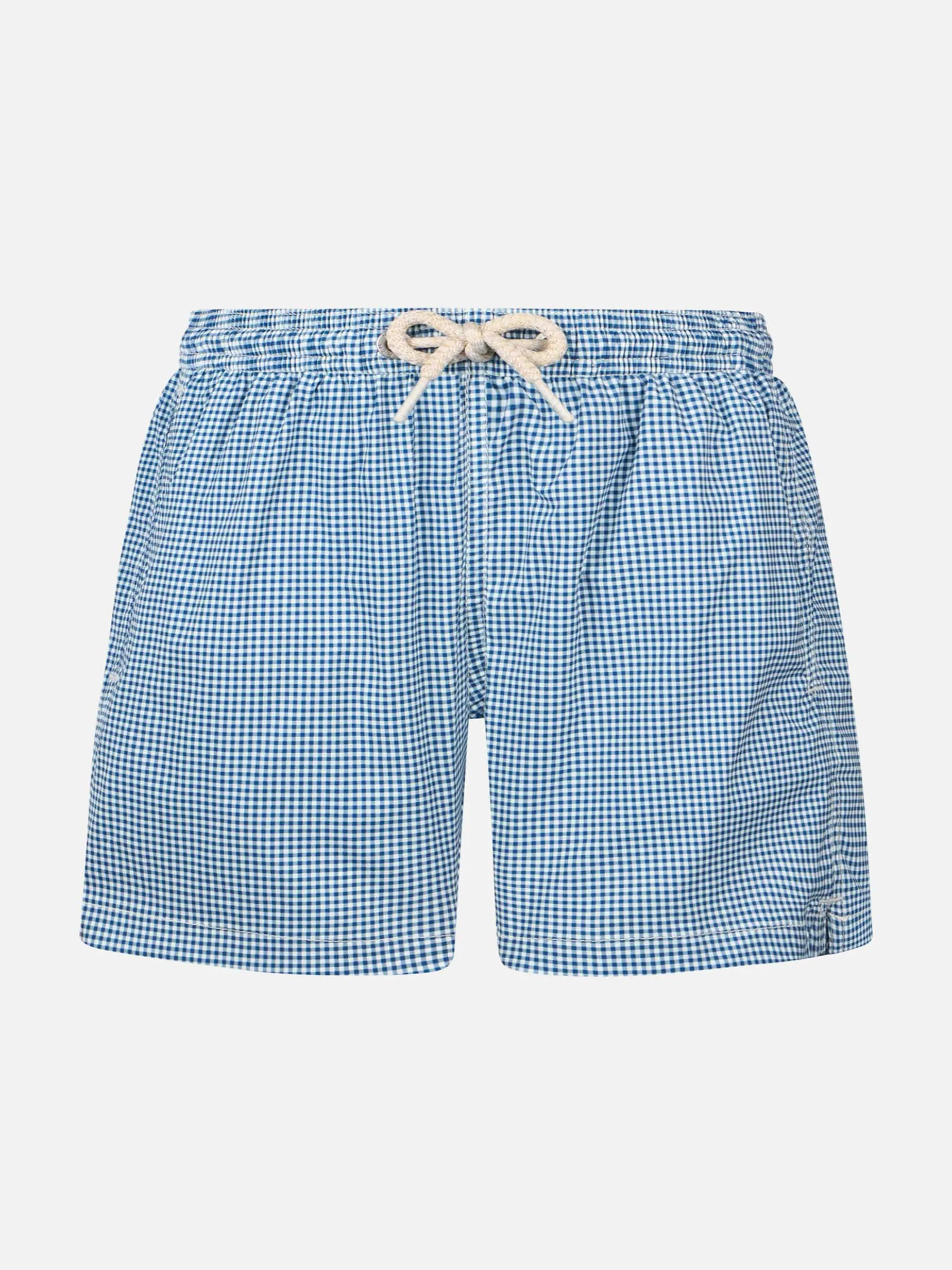 Boy Comfort Light Badeshorts mit Gingham-Print