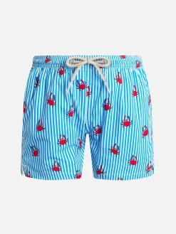 Boy Comfort Light Badeshorts mit Krabben-Print