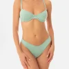Bralette-Bikini für Damen in Salbei mit Bügeln