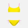 Bralette-Bikini für Mädchen mit St. Barth-Stickerei
