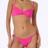 Bralette-Bikini mit U-Ausschnitt für Damen in Neonpink May Marielle