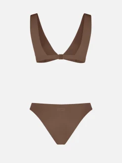 Brauner, heißversiegelter U-Bikini für Damen von Ofelia Reanna