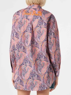 Brigitte-Baumwollhemd mit Liberty-Blumendruck | Hergestellt aus Liberty-Stoff