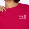 Burgunderfarbener Damenpullover New Queen mit Non-Ho-Voglia-Stickerei