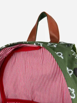 Canvas-Rucksack Cody mit grünem Bandanna-Print