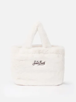 Colette – Weiche, pelzige Handtasche mit Animalier-Muster