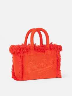Colette orangefarbene Frottee-Handtasche