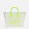 Colette-Handtasche aus weißem Frottee mit Saint Barth-Logo