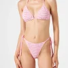 Crinkle-Triangel-Bikini für Damen