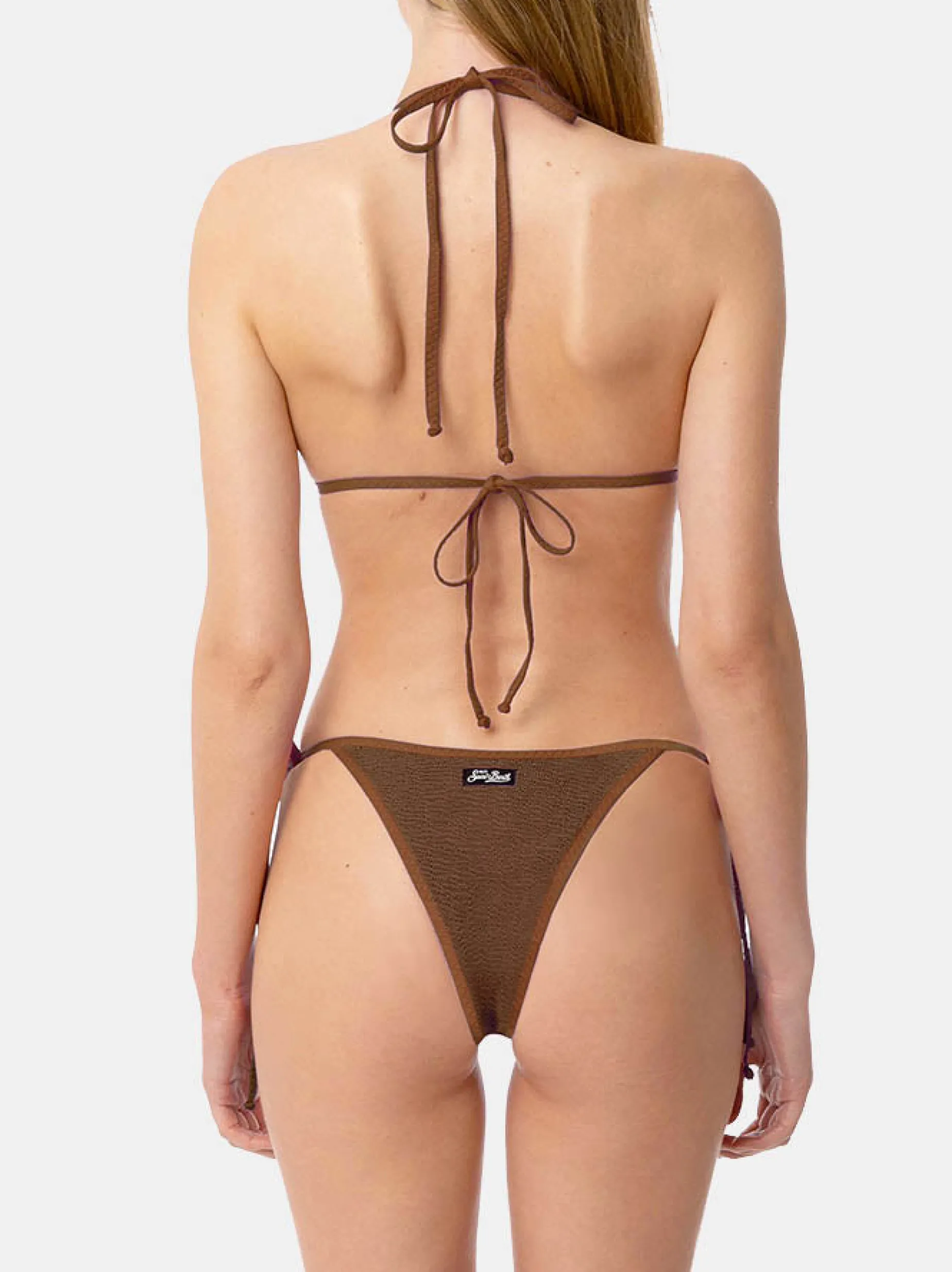 Crinkle-Triangel-Bikini für Damen