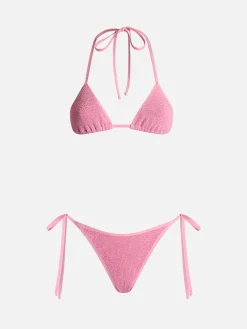 Crinkle-Triangel-Bikini für Damen