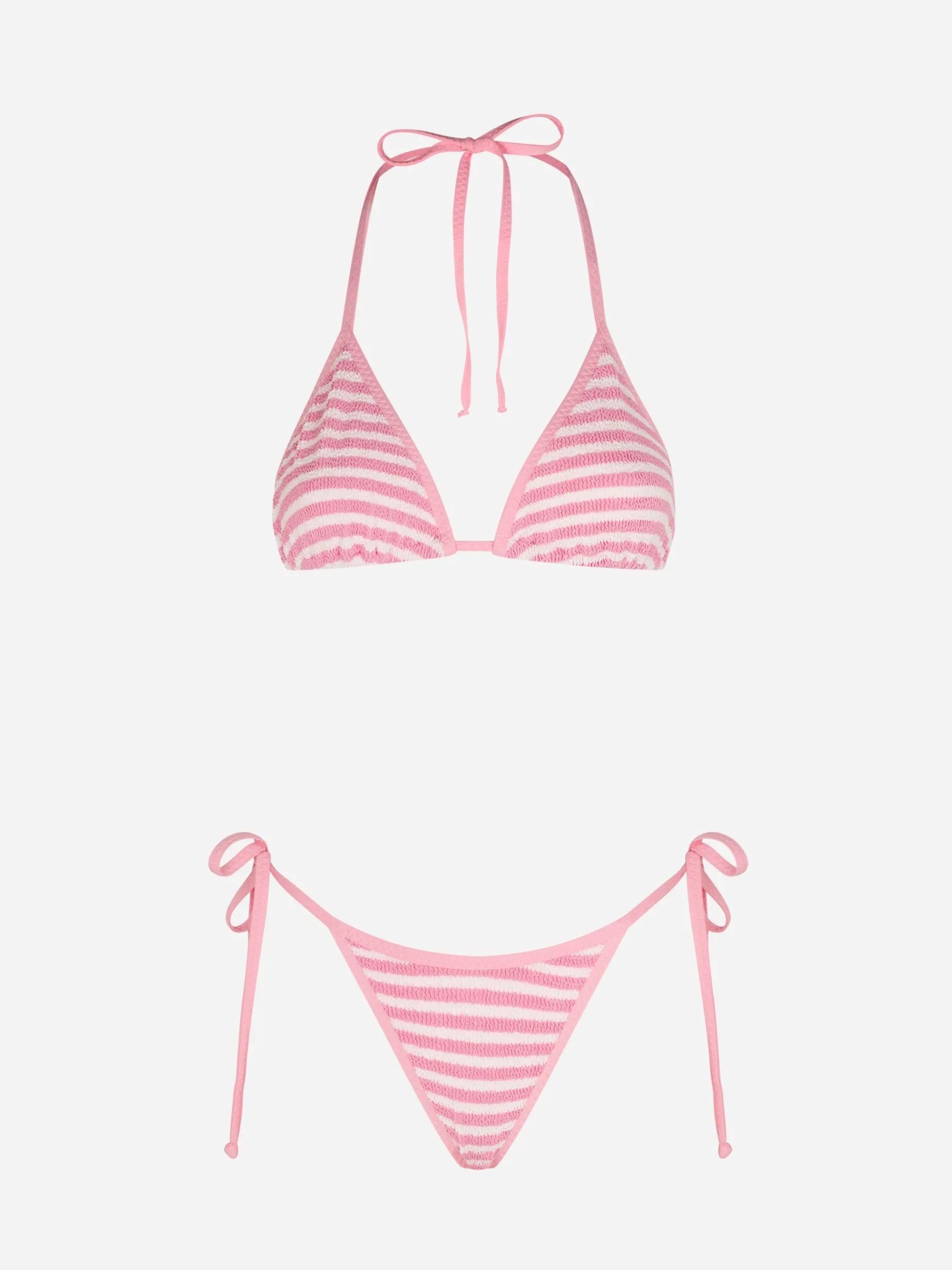 Crinkle-Triangel-Bikini für Damen