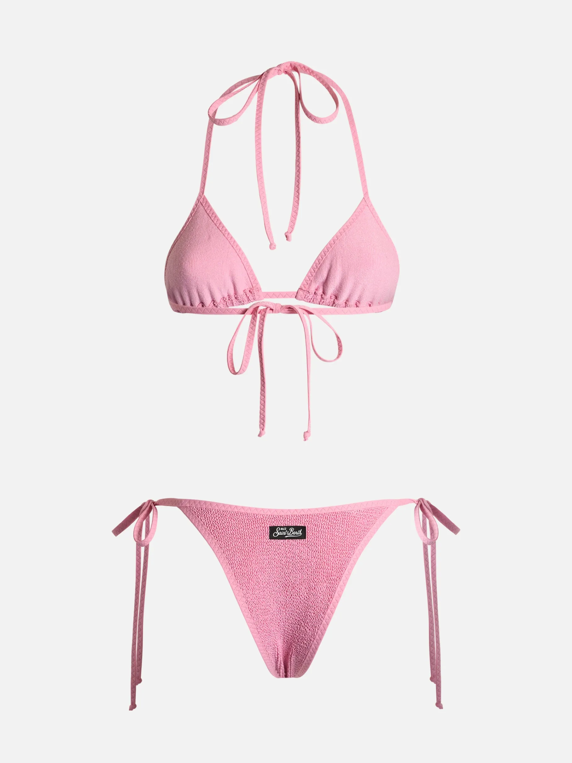 Crinkle-Triangel-Bikini für Damen