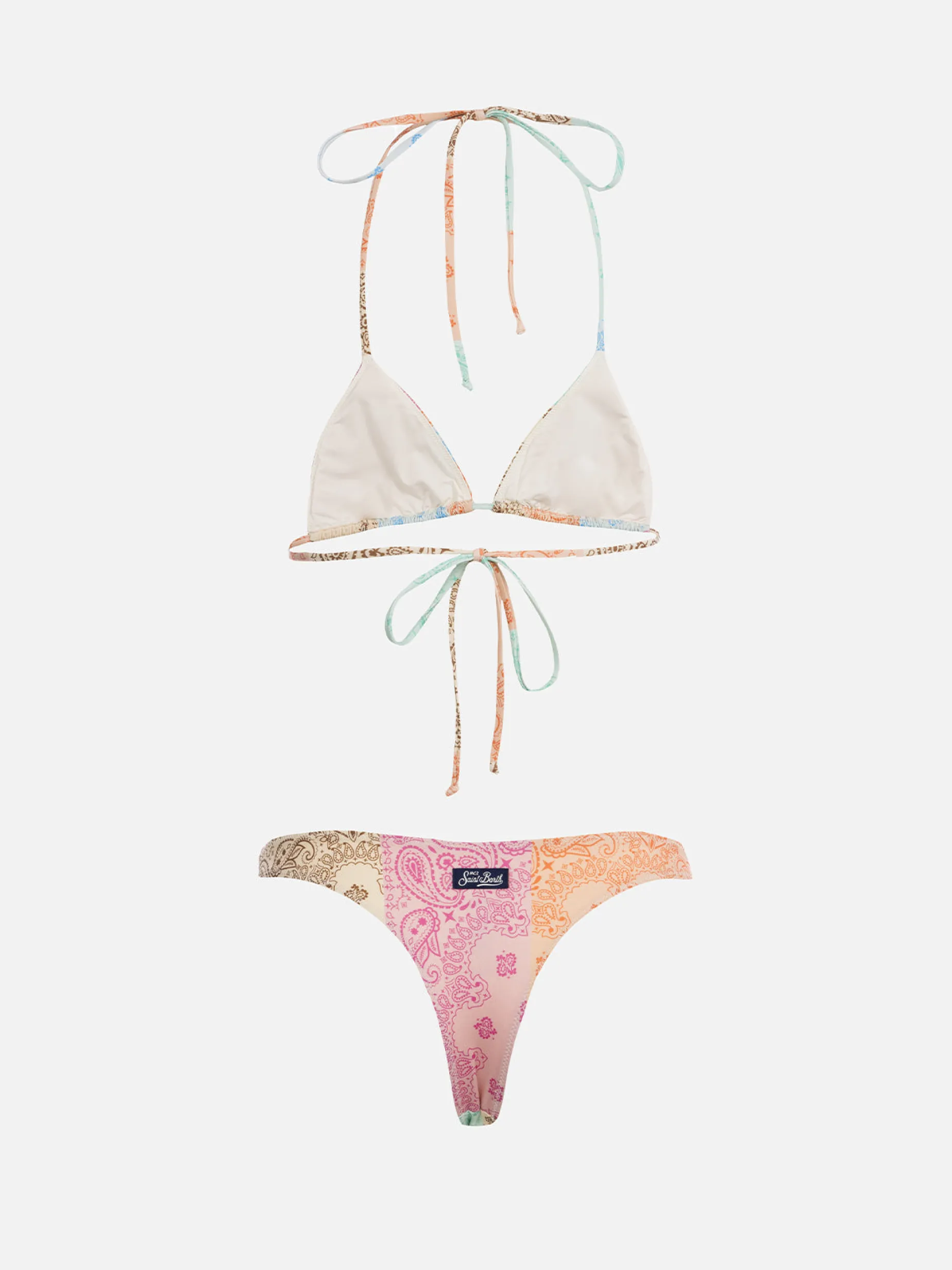Damen Bandana-Triangel-Bikini Leah Naomi