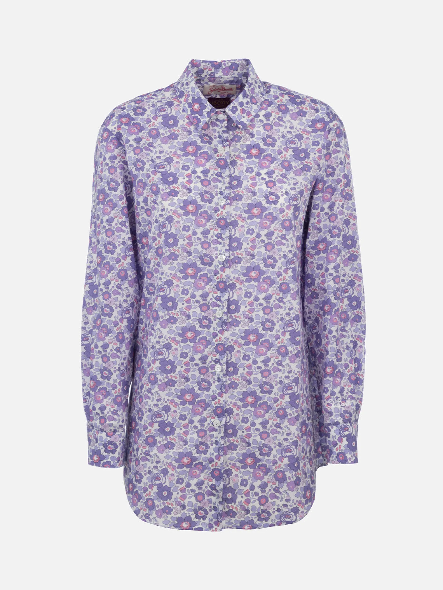 Damen Baumwollshirt Brigitte mit Betsy-Print | HERGESTELLT AUS LIBERTY-STOFF