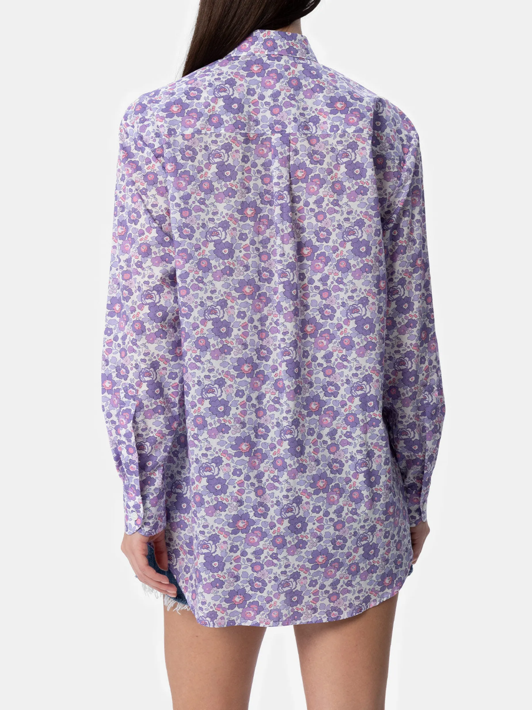 Damen Baumwollshirt Brigitte mit Betsy-Print | HERGESTELLT AUS LIBERTY-STOFF