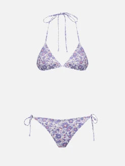 Damen Betsy Triangel-Bikini Leah Jungfrau | HERGESTELLT AUS LIBERTY-STOFF