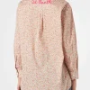 Damen Brigitte Baumwollhemd mit Blumenprint | Hergestellt aus Liberty-Stoff