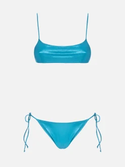 Damen Lamina blaugrüner Bralette-Bikini Sadie Marielle