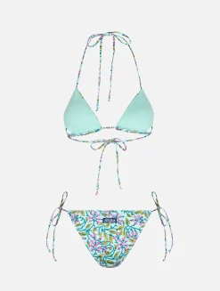 Damen radikaler Blumen-Triangel-Bikini Leah Marielle