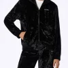 Damen Sweatshirt Miriam schwarz Chenille