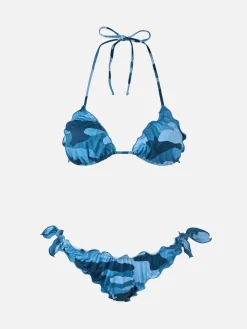 Damen Triangel-Bikini in Camouflage-Optik Sarius